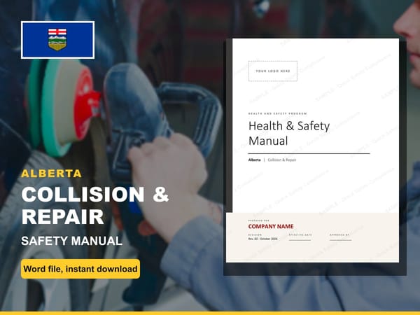 Alberta Collision & Repair Safety Manual