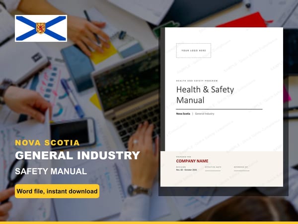 Nova Scotia General Industry Safety Manual