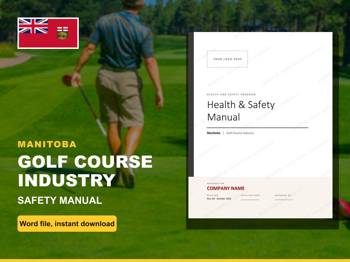 Manitoba Golf Course Industry Safety Manual