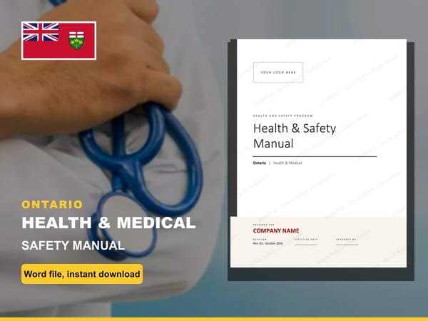 Ontario Health & Medical Safety Manual