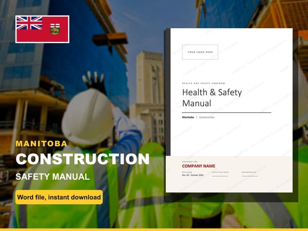 Manitoba Construction Safety Manual