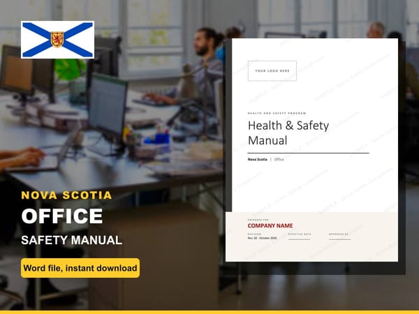 Nova Scotia Office Safety Manual