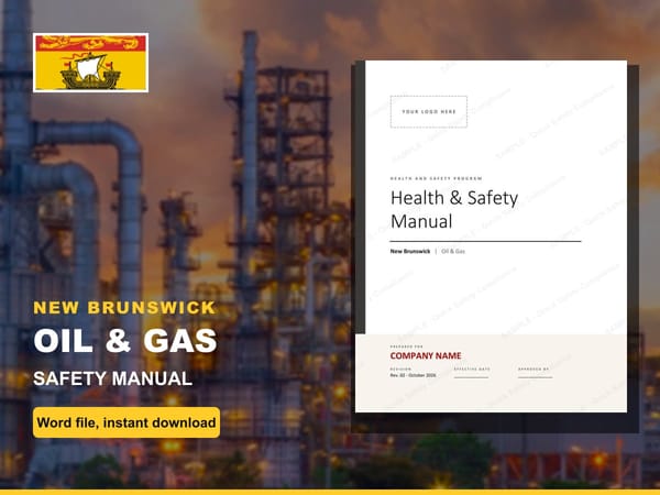 New Brunswick Oil & Gas Safety Manual