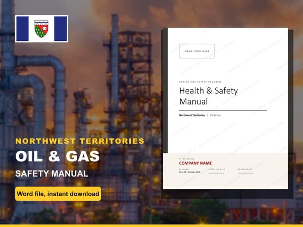 Northwest Territories Oil & Gas Safety Manual