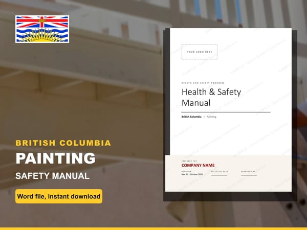 British Columbia Painting Safety Manual