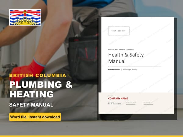 British Columbia Plumbing & Heating Safety Manual