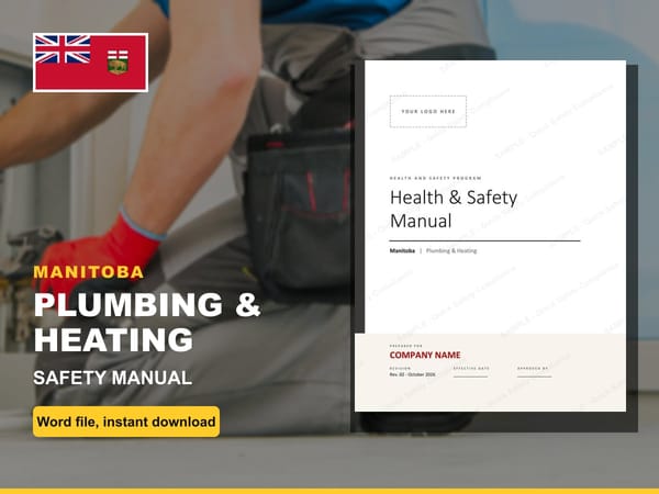 Manitoba Plumbing & Heating Safety Manual