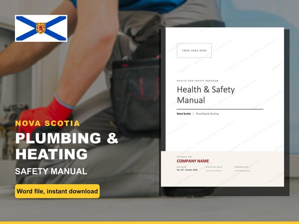 Nova Scotia Plumbing & Heating Safety Manual