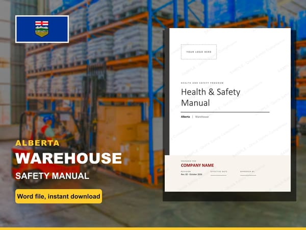 Alberta Warehouse Safety Manual