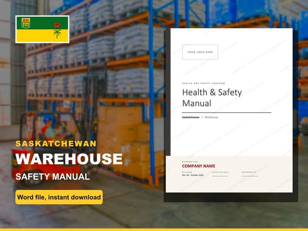 Saskatchewan Warehouse Safety Manual
