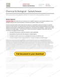 Chemical and Biological - Saskatchewan RAVS, page 1 of 8