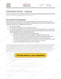 Confined Spaces - Federal RAVS, page 1 of 10