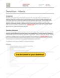 Demolition - Alberta RAVS, page 1 of 4