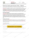 Diversity, Equity and Inclusion Policy - Alberta RAVS, page 1 of 1