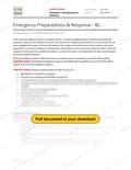 Emergency Preparedness and Response - BC RAVS, page 1 of 5