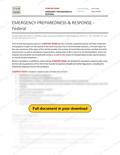 Emergency Preparedness & Response - Federal RAVS, page 1 of 6