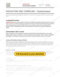 Excavating and Tunneling - Saskatchewan RAVS, page 1 of 2