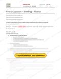 Fire & Explosion - Welding - Alberta RAVS, page 1 of 2