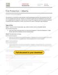 Fire Protection - Alberta RAVS, page 1 of 2