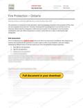 Fire Protection - Ontario RAVS, page 1 of 4