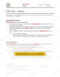 First Aid - Federal RAVS, page 1 of 5