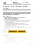 Flammable and Combustible Substances - Manitoba RAVS, page 1 of 3