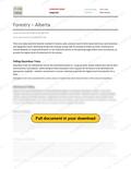 Forestry - Alberta RAVS, page 1 of 4