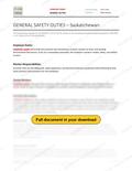 General Duties - Saskatchewan RAVS, page 1 of 3