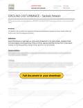 Ground Disturbance - Saskatchewan RAVS, page 1 of 3