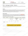 H2S - Alberta RAVS, page 1 of 2