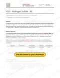H2S - Hydrogen Sulfide - BC RAVS, page 1 of 3