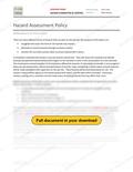 Hazard Assessment Elimination & Control - Alberta RAVS, page 1 of 6
