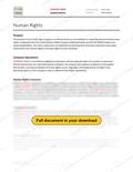 Human Rights RAVS - ESG, page 1 of 2