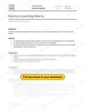 Machine Guarding - Alberta RAVS, page 1 of 3