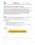 Management of Change - Alberta RAVS, page 1 of 3