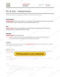 Oil and Gas - Saskatchewan RAVS, page 1 of 2