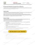 Powered Mobile Equipment - Alberta RAVS, page 1 of 4
