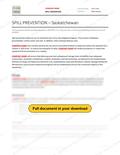 Spill Prevention - Saskatchewan RAVS, page 1 of 3
