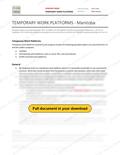 Temporary Work Platforms - Manitoba RAVS, page 1 of 3