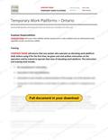 Temporary Work Platforms - Ontario RAVS, page 1 of 3