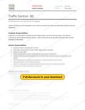 Traffic Control - BC RAVS, page 1 of 5