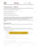 Transportation - Alberta, page 1 of 3
